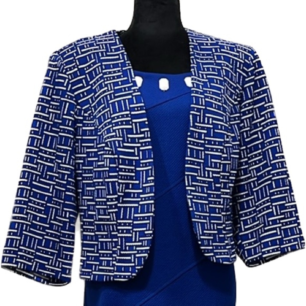 Lovely, two-piece dress and blazer set